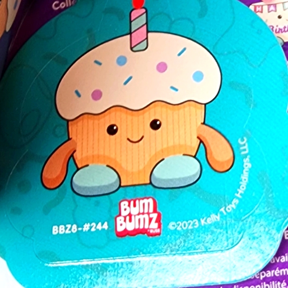 CHAP 🧁 Cupcake Bum Bumz Party Bumz Series by Kelly Toy ☆》NWT《☆ - Picture 3 of 10